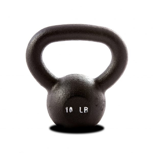 10 LB Single Kettlebell - Black