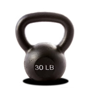 30 LB Single Kettlebell - Black