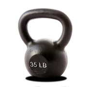 35 LB Single Kettlebell - Black
