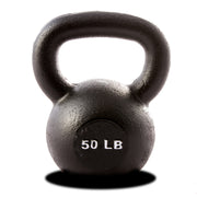 50 LB Single Kettlebell - Black