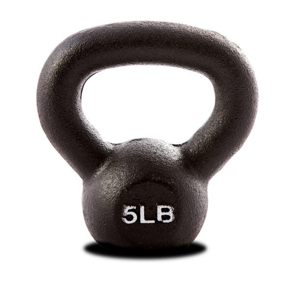 5 LB Single Kettlebell - Black