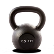 60 LB Single Kettlebell - Black