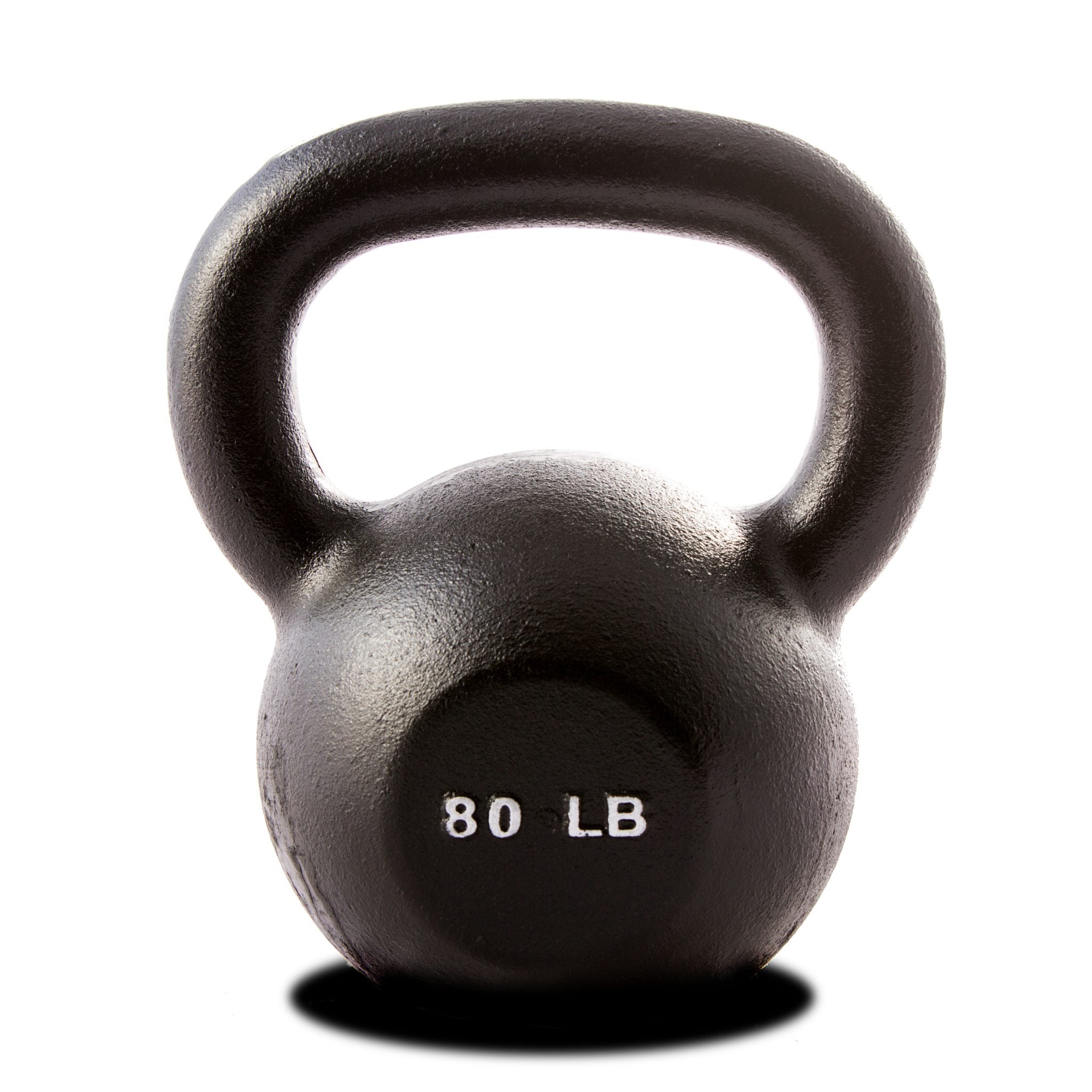 80 LB Single Kettlebell - Black