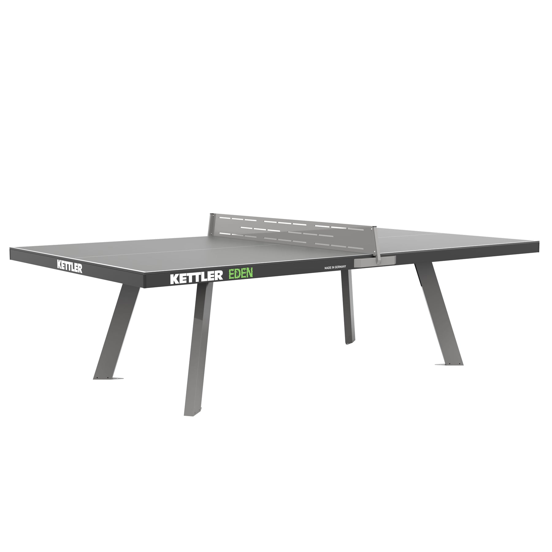 Kettler® Eden Outdoor Stationary Table Tennis Table - Grey