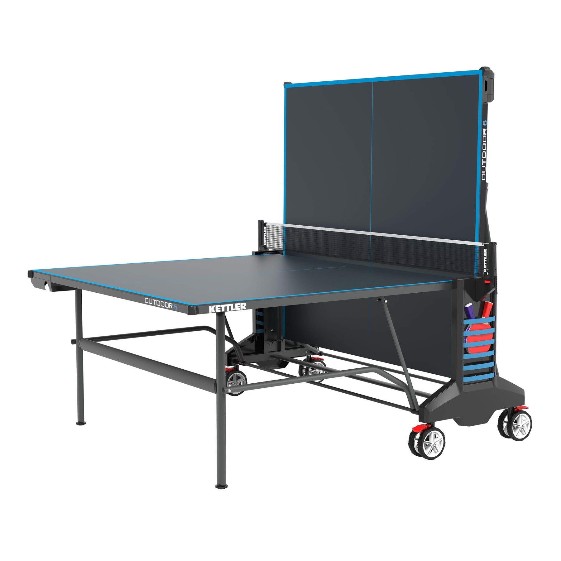 Kettler® Outdoor 6 Table Tennis, 4-Player Bundle