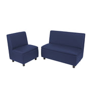 Kid Comfort Collective Modular Chairs, 2-Piece - Navy