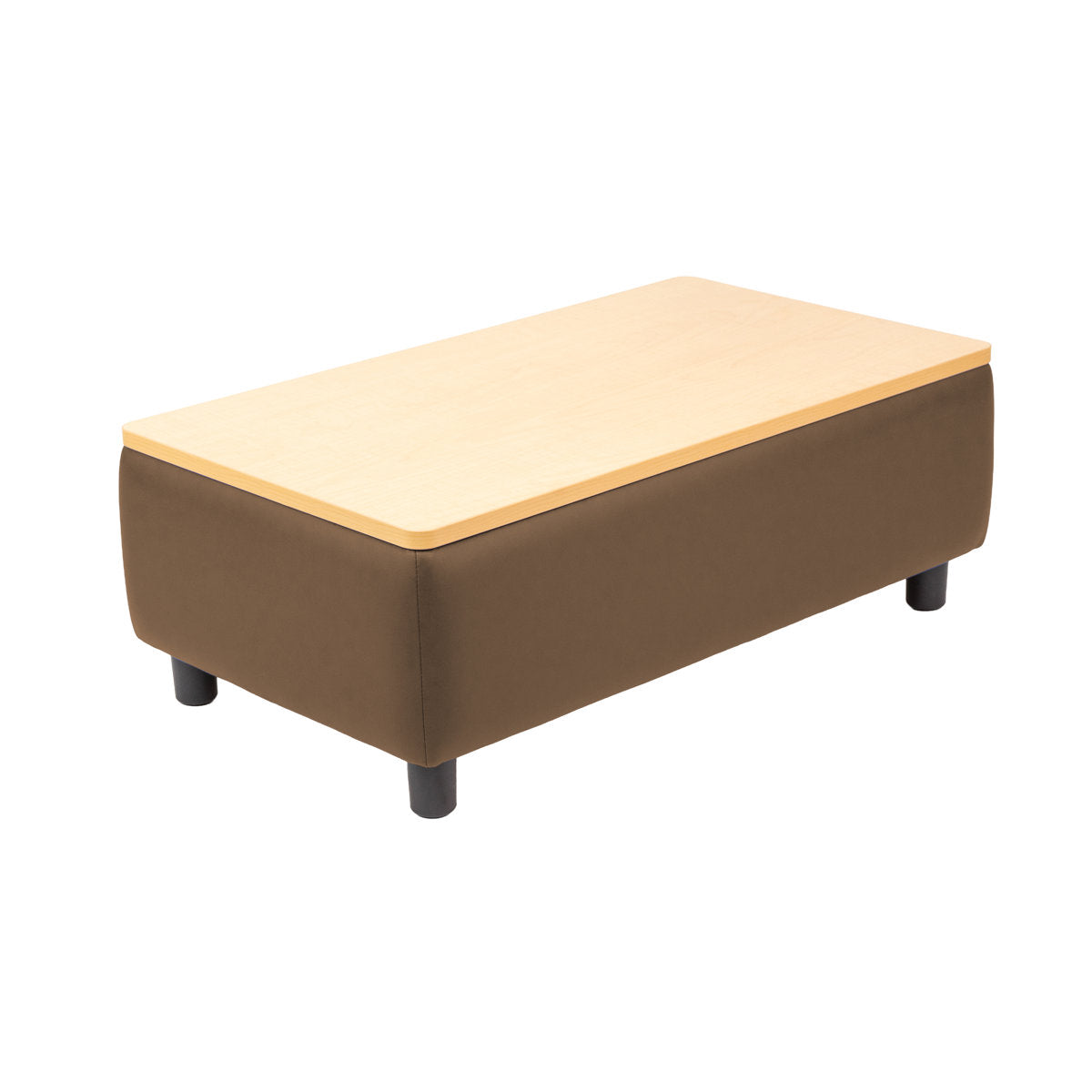 Kid Comfort Collective Modular Coffee Table - Chocolate/Maple Grain