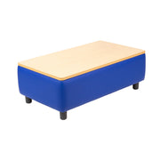 Kid Comfort Collective Modular Coffee Table - Blue/Maple Grain