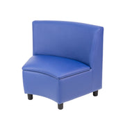 Kid Comfort Collective Modular Wedge Chairs, 4-Piece - Blue