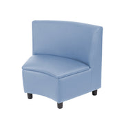 Kid Comfort Collective Modular Wedge Chairs, 4-Piece - Powder Blue