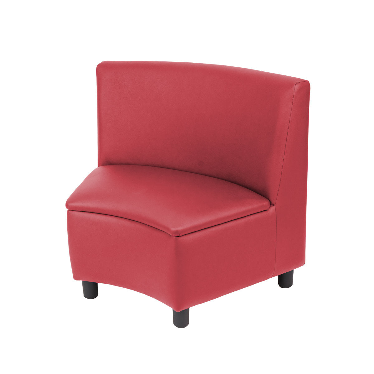 Kid Comfort Collective Modular Wedge Chairs, 4-Piece - Red