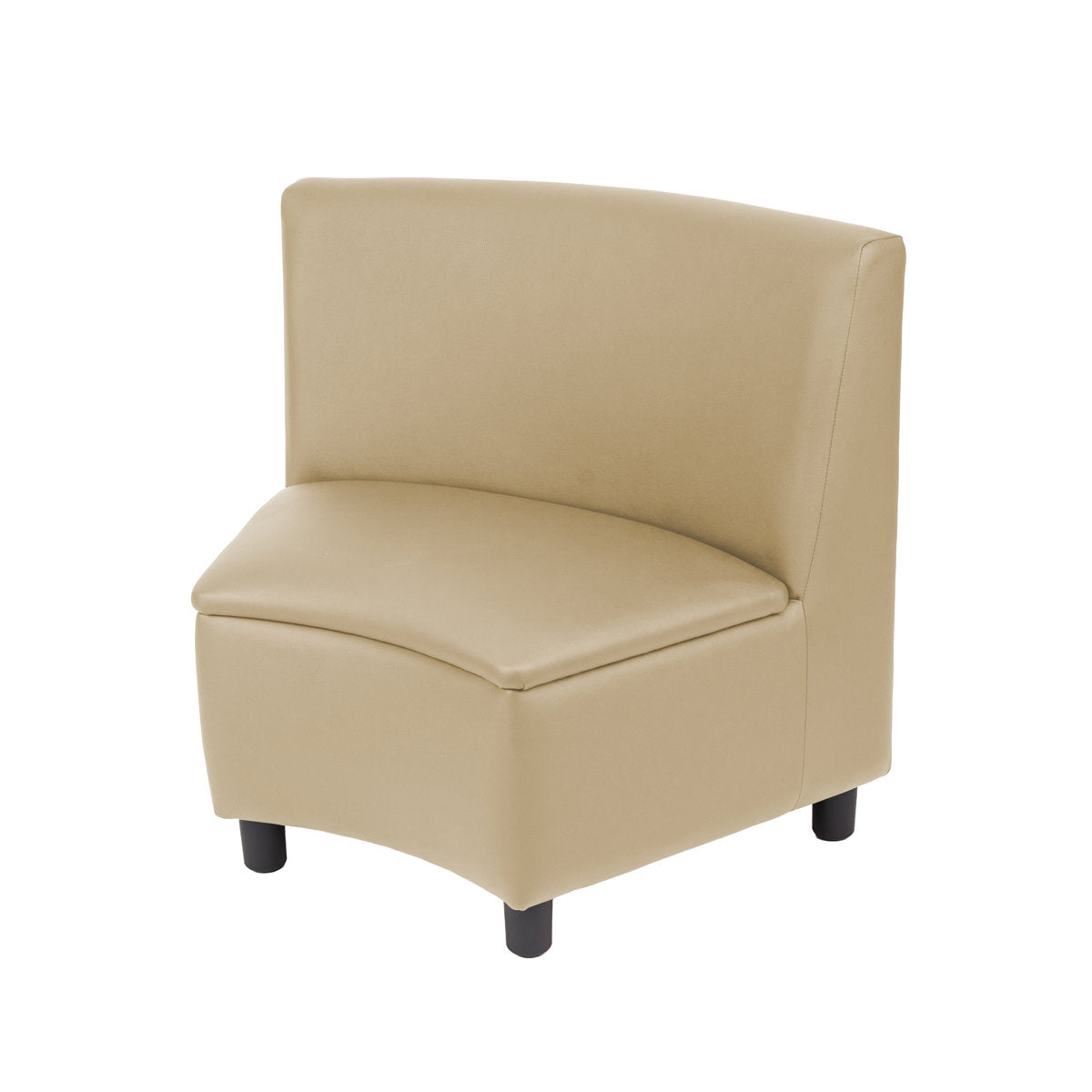 Kid Comfort Collective Modular Wedge Chairs, 4-Piece - Sand