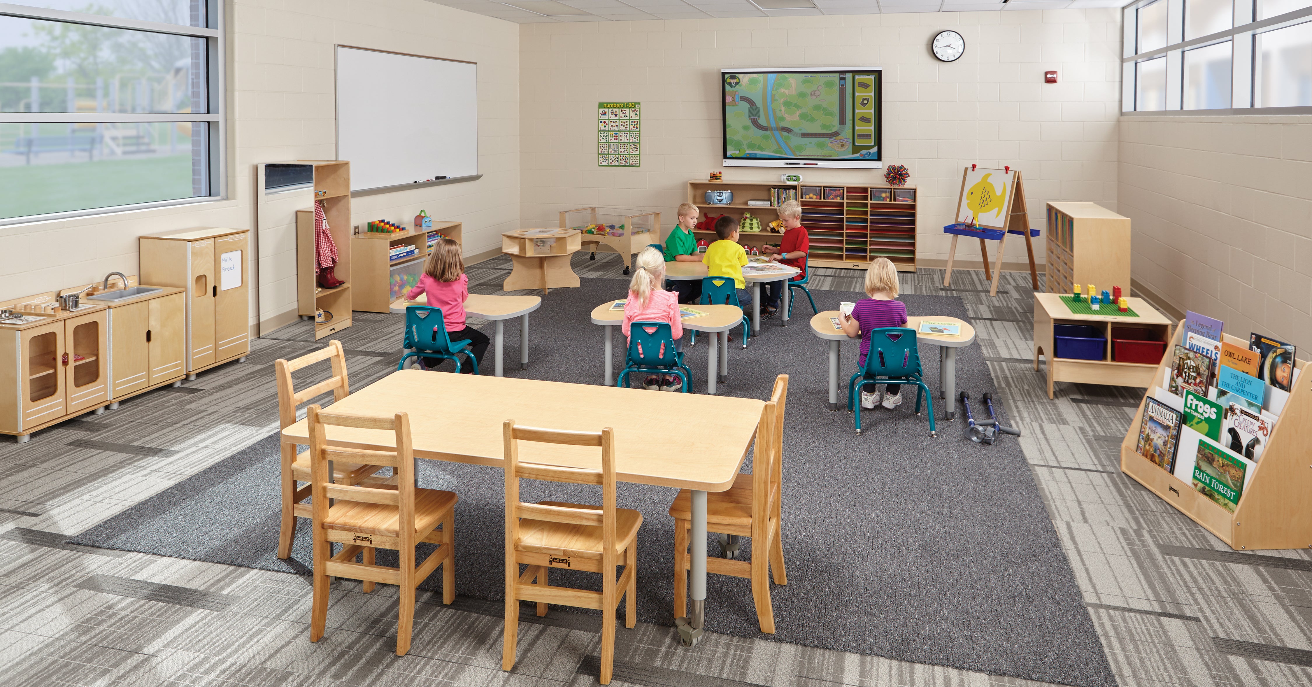 Jonti-Craft® Primary Adjustable Easel