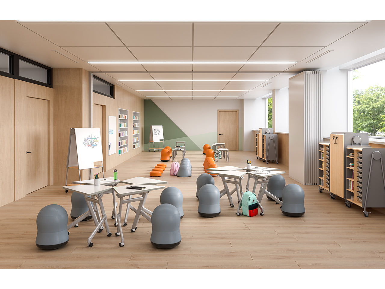 Learn Flip & Nest Trap Desk De