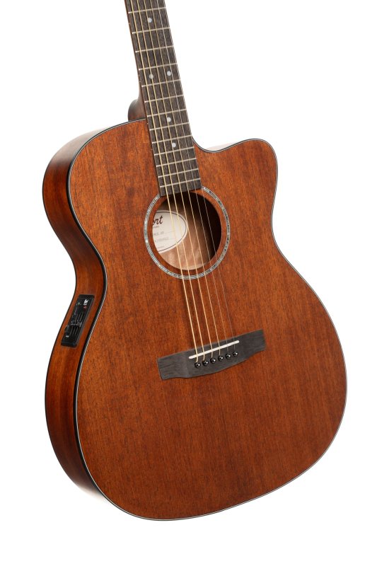 Cort L60MCEOP Luce Series L60M Concert Acoustic Electric Guitar, Open Pore