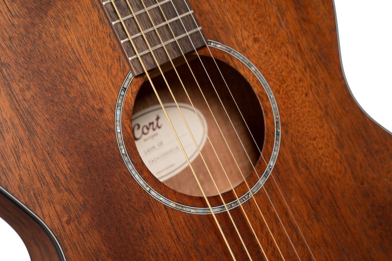 Cort L60MOP Luce Series L60 M Orchestra Acoustic Guitar, Open Pore