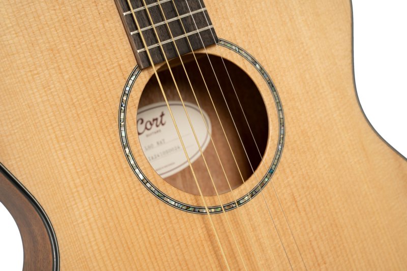 Cort L60NAT Luce Series L60 Orchestra Acoustic Guitar, Natural Gloss