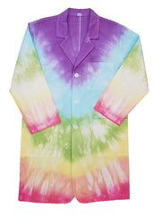 Tie Dye Lab Coat 3/4 Length, Size Youth Small