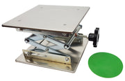 Laboratory Jack 200mm square, Electro Plated.