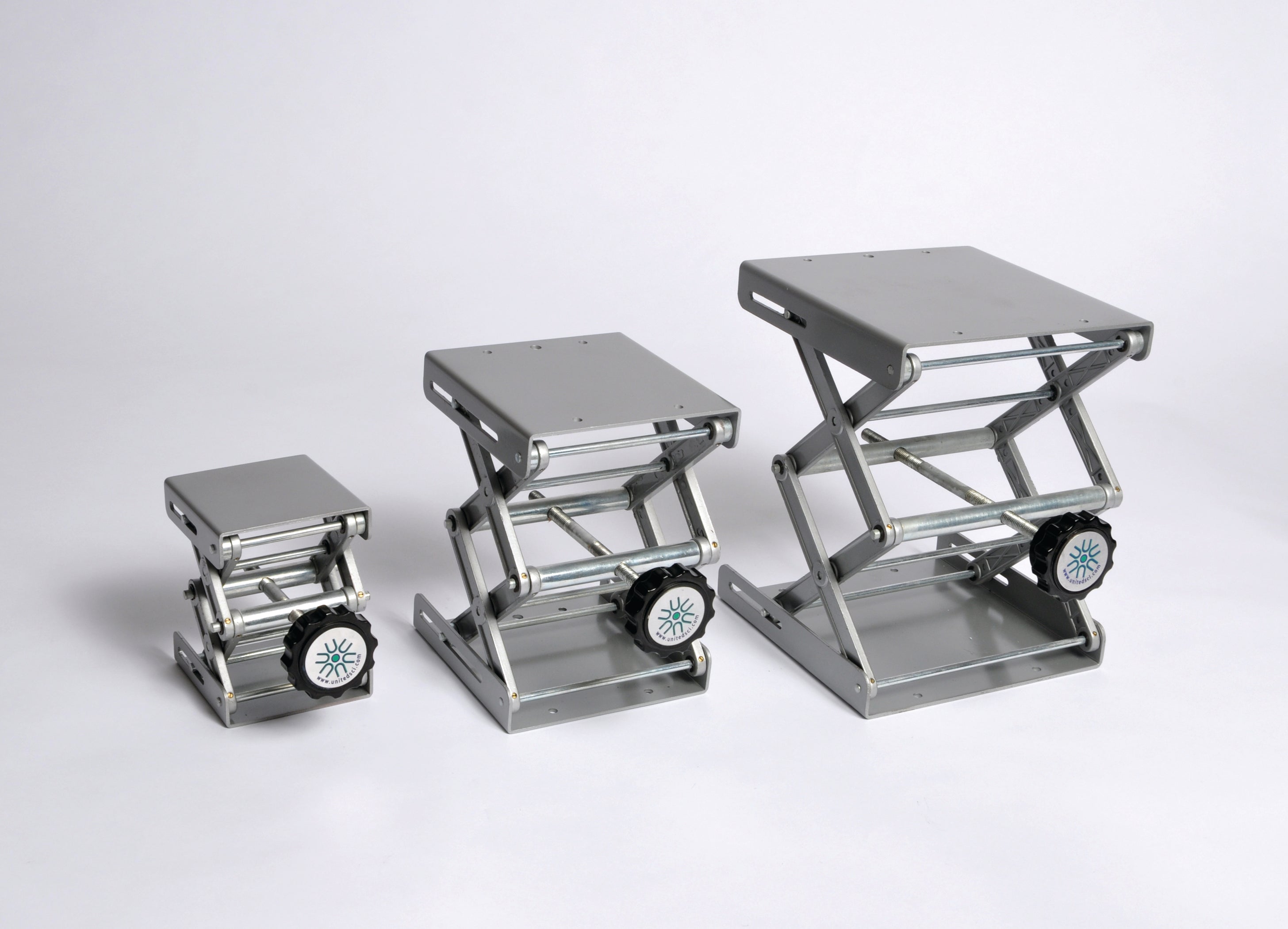 United Scientific® Laboratory Jack, 4" X 4" Platform