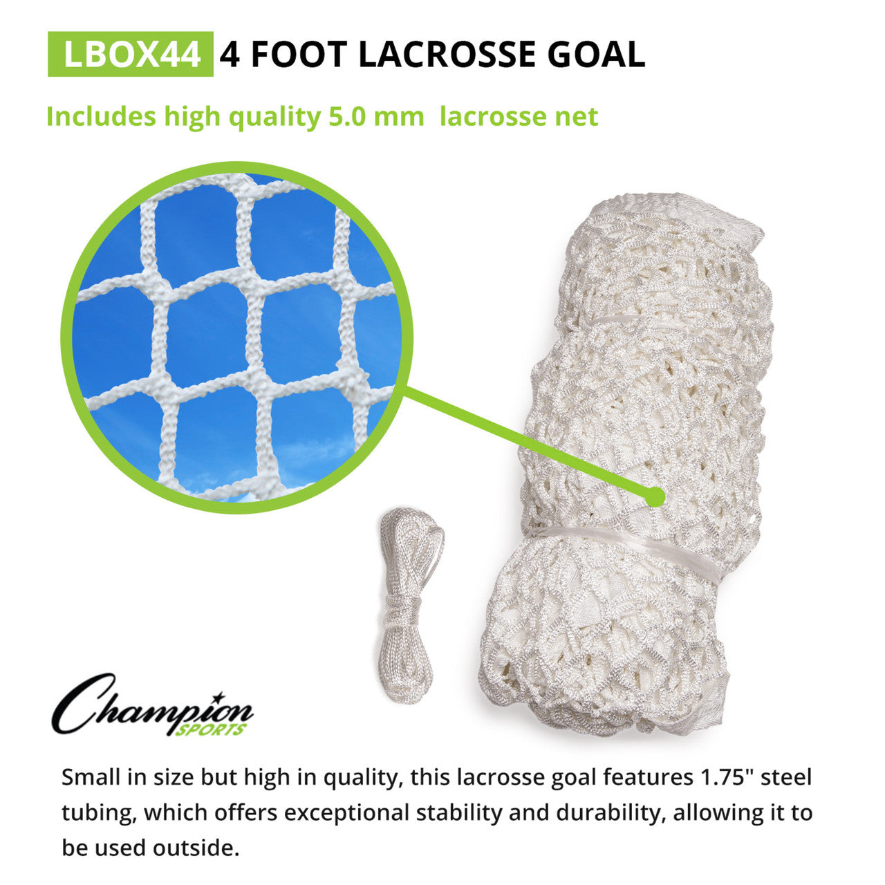 Box Lacrosse Goal