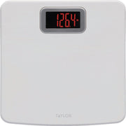 Taylor Digital 400 Lb. Bath Scale, White