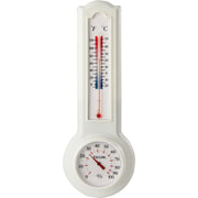 Taylor Fahrenheit & Celsius Analog 0 to 120 F, -20 to 50 C Hygrometer & Thermometer