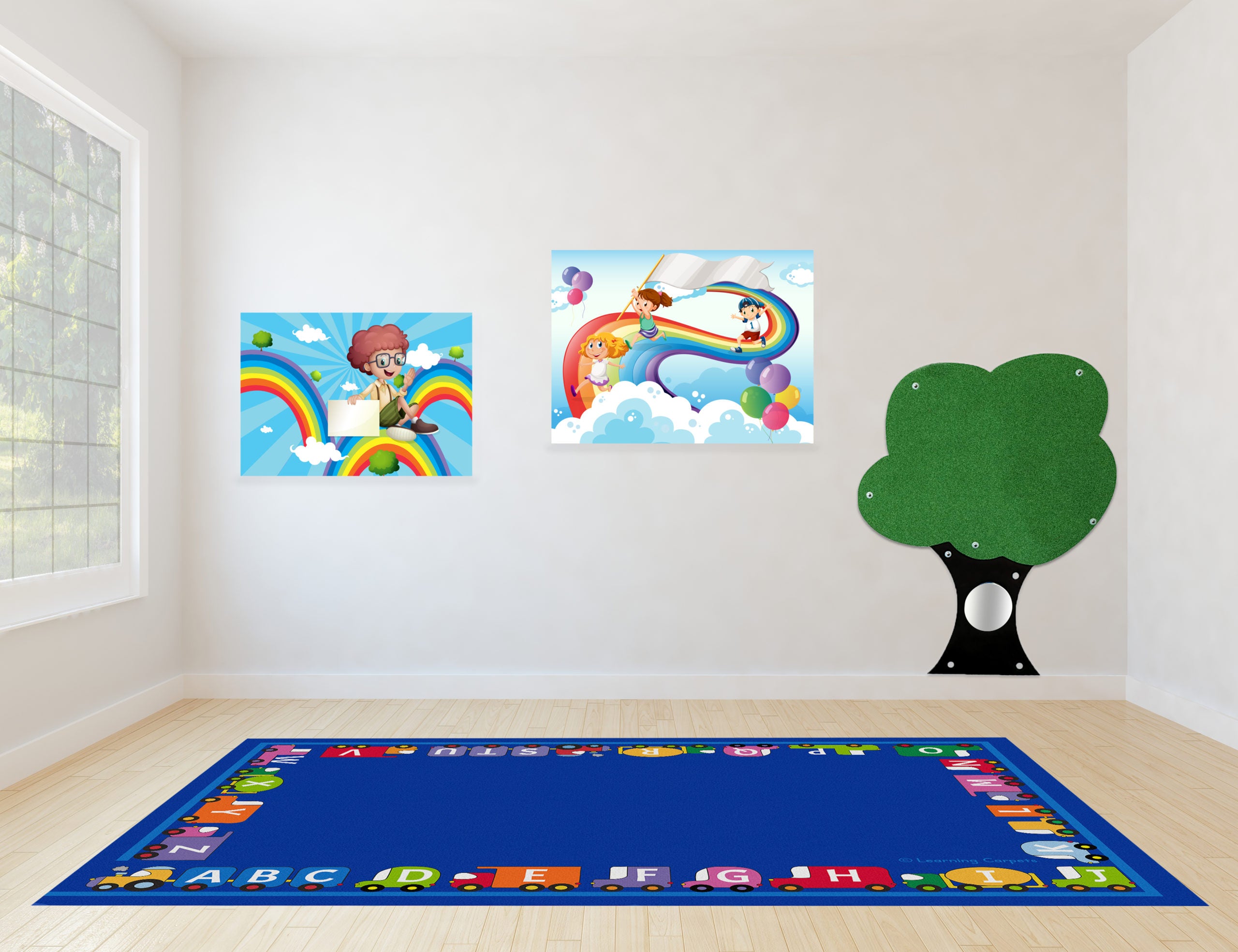 Caravan of Cars Value Rug - Rectangle Small