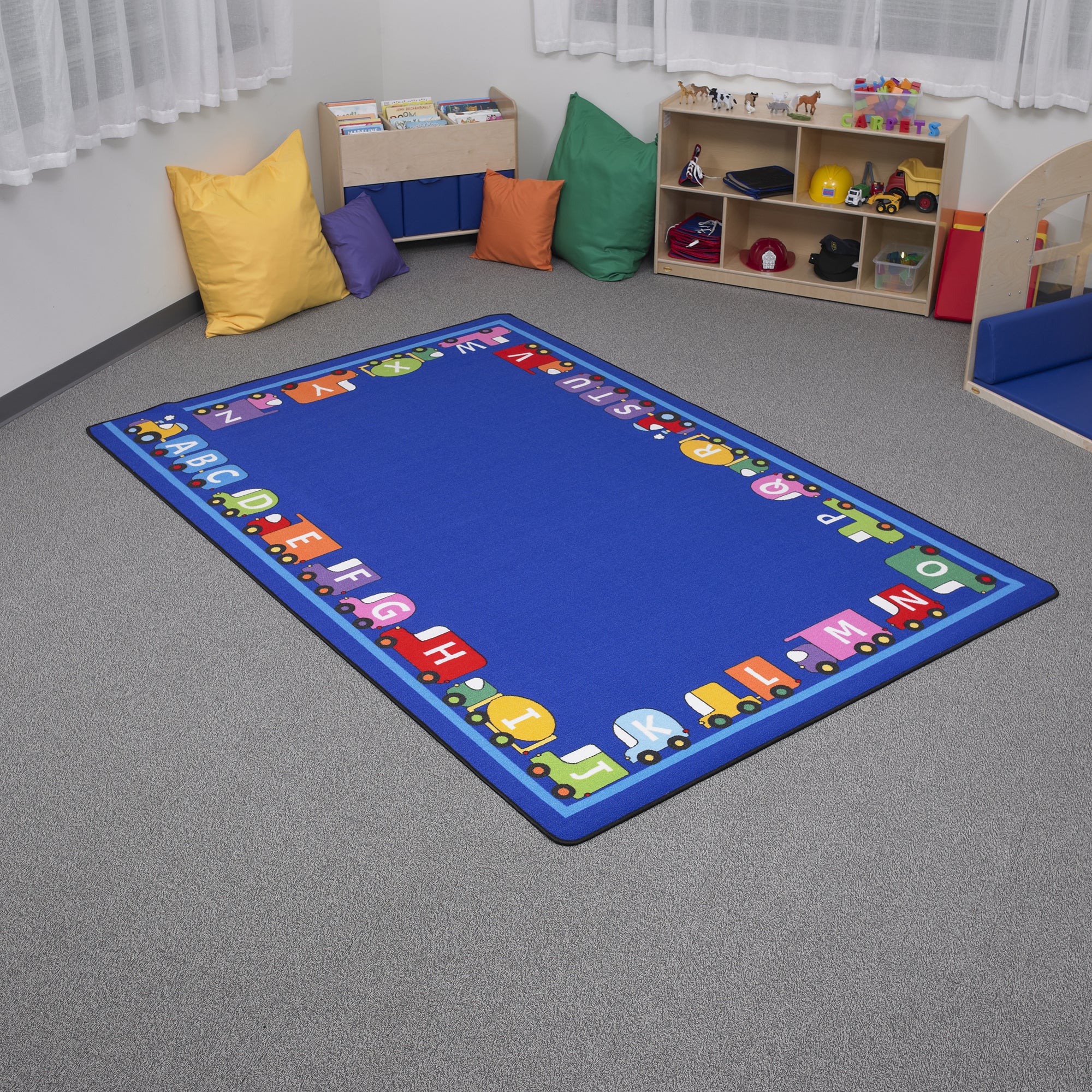Caravan of Cars Value Rug - Rectangle Small