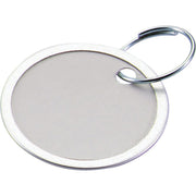 Lucky Line 1-1/4 In. Metal-Rimmed Paper Key Tag with Ring, (25-Pack)