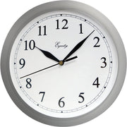 La Crosse Technology Equity Silver Quartz Wall Clock