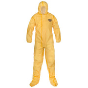 Coverall, C1T150Y, ChemMax®, X-Large, Yellow, Hooded