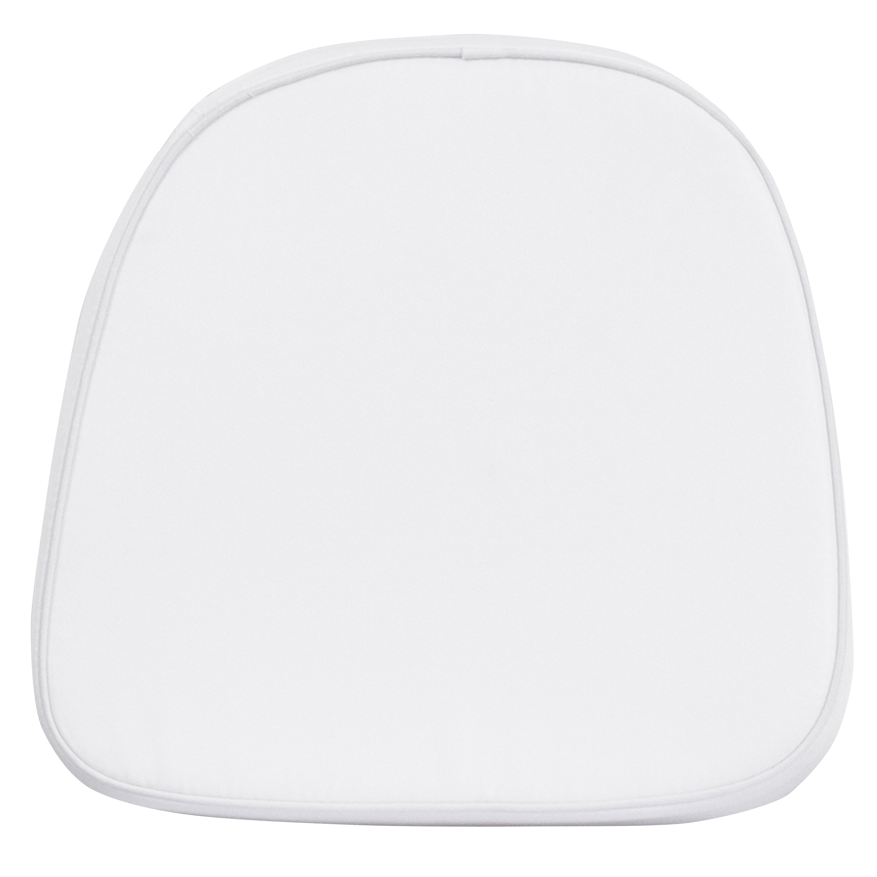 August Kids Soft White Fabric Chiavari Chair Cushion