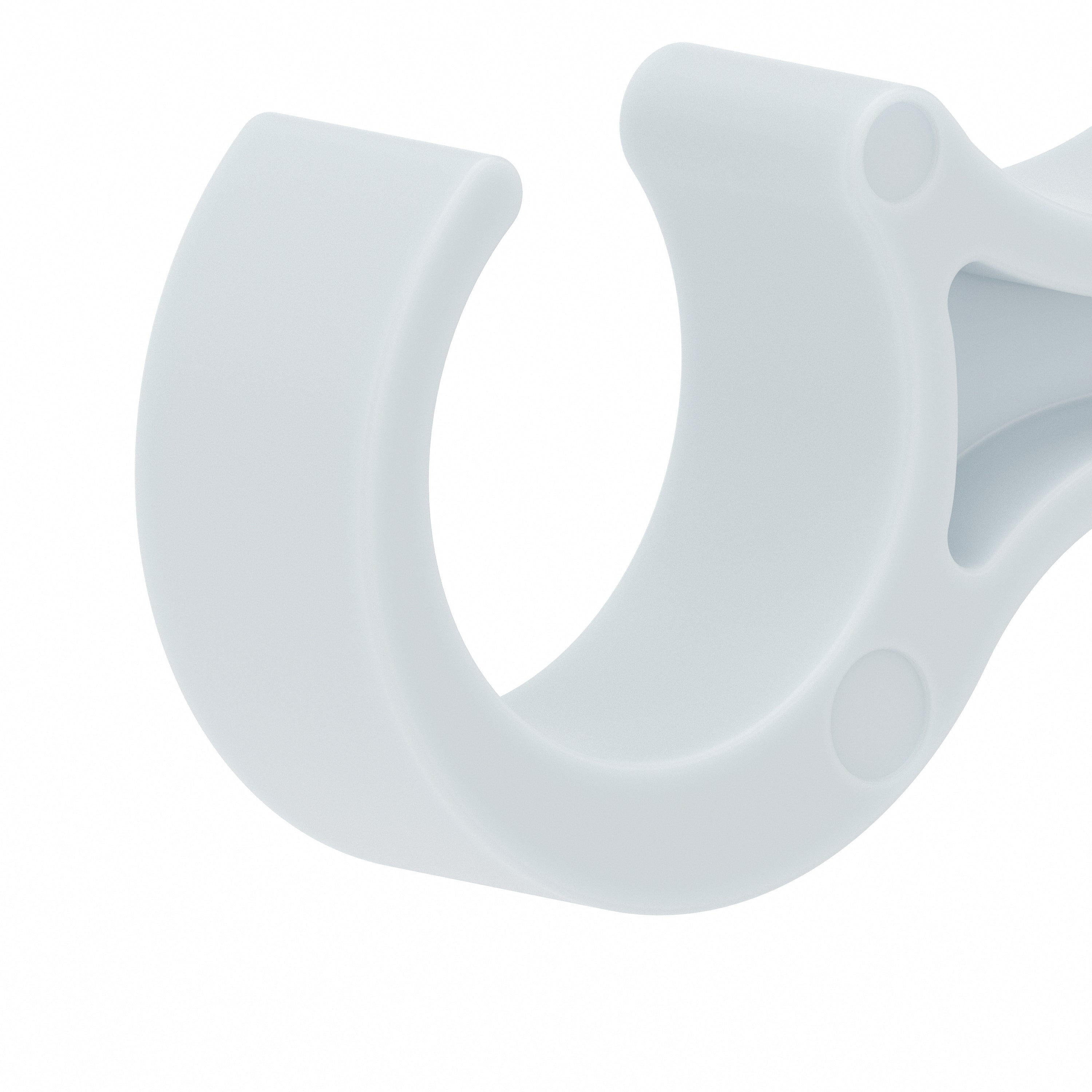 Lowe White Wide Plastic Ganging Clips - Set of 2