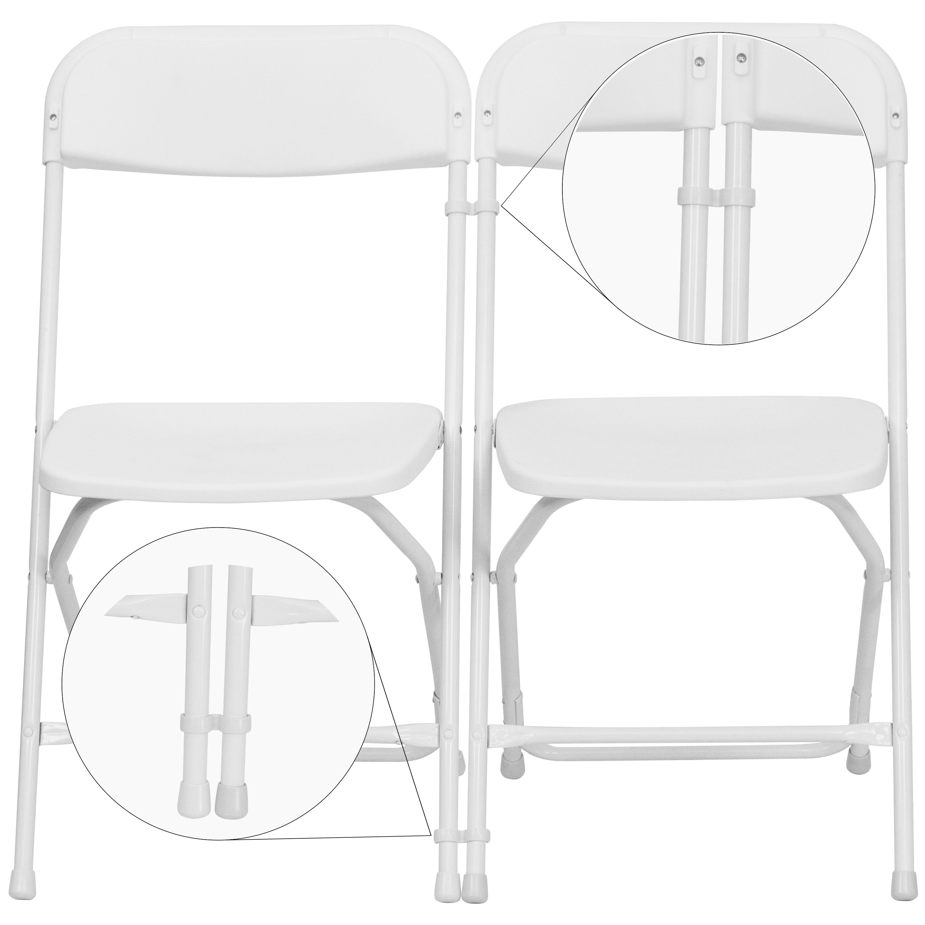 Lowe White Plastic Ganging Clips - Set of 2
