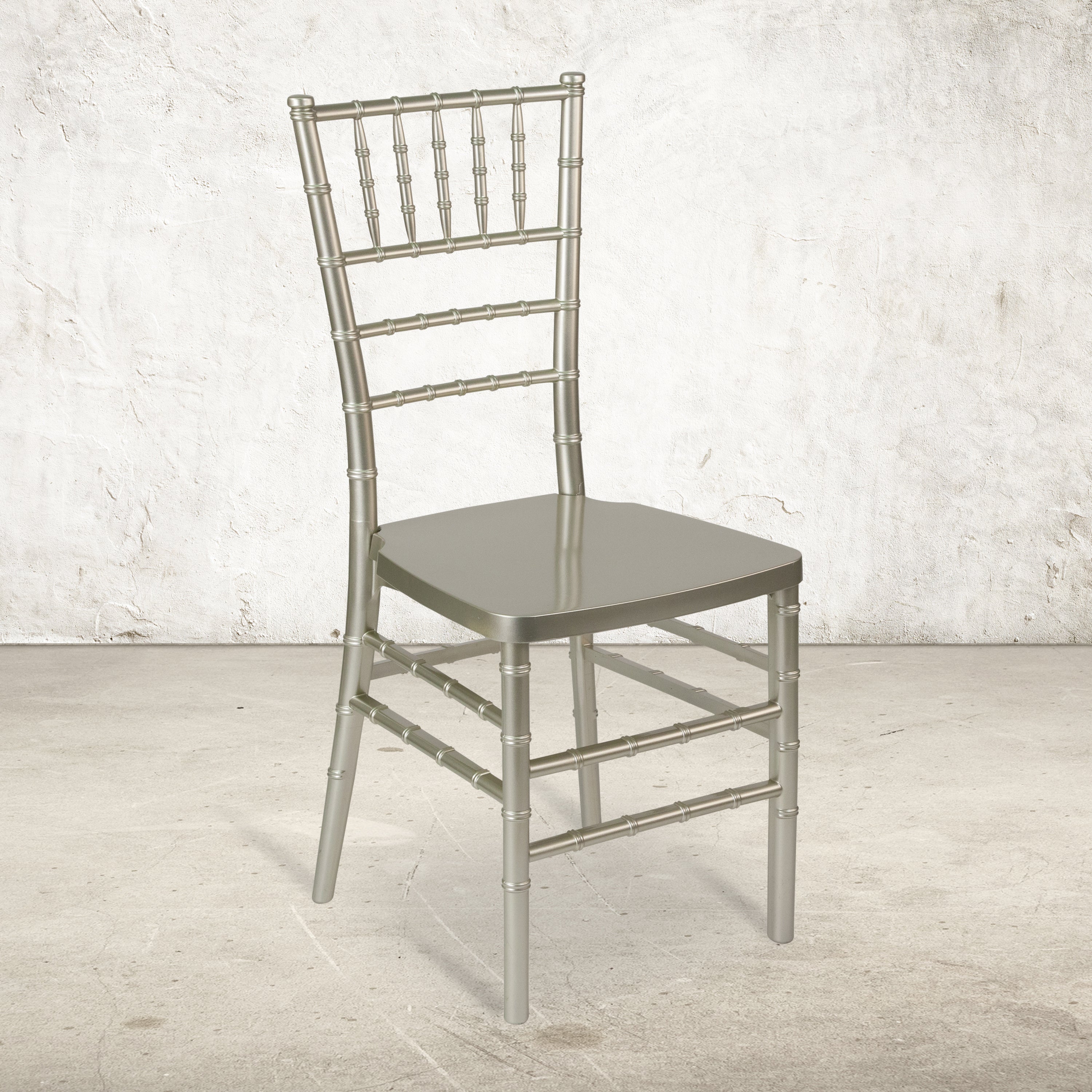 HERCULES PREMIUM Series Champagne Resin Stacking Chiavari Chair