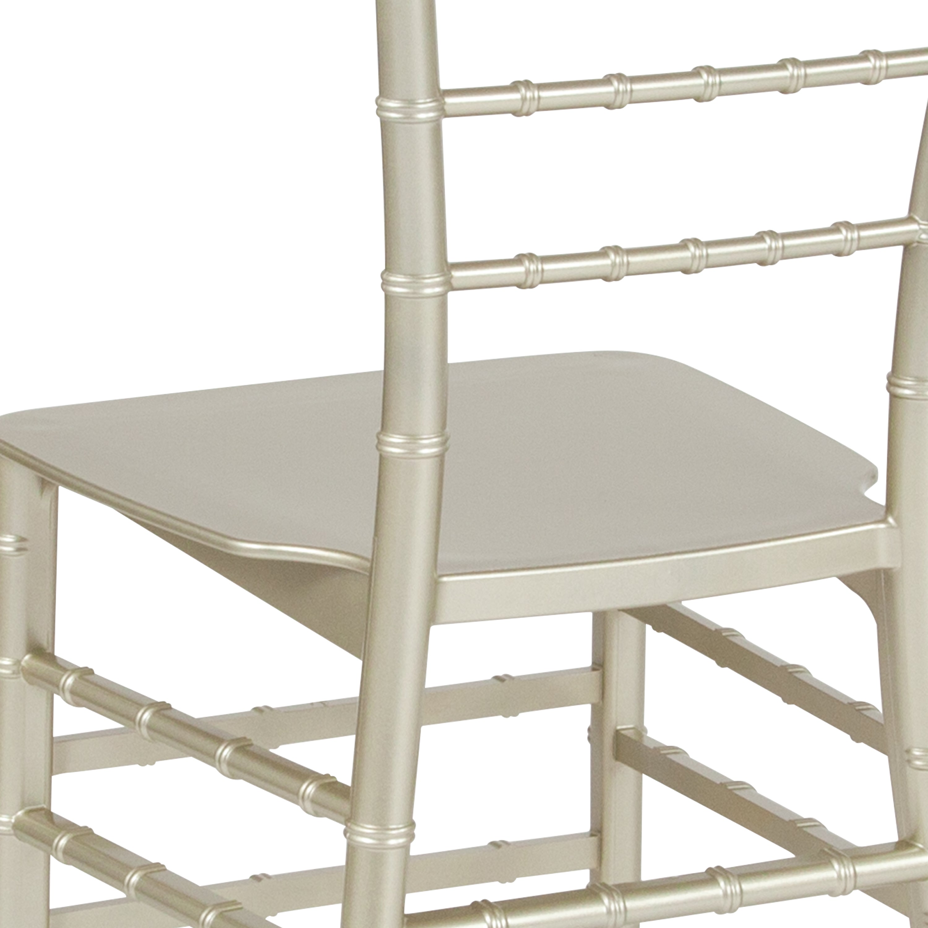 HERCULES Series Champagne Resin Stacking Chiavari Chair