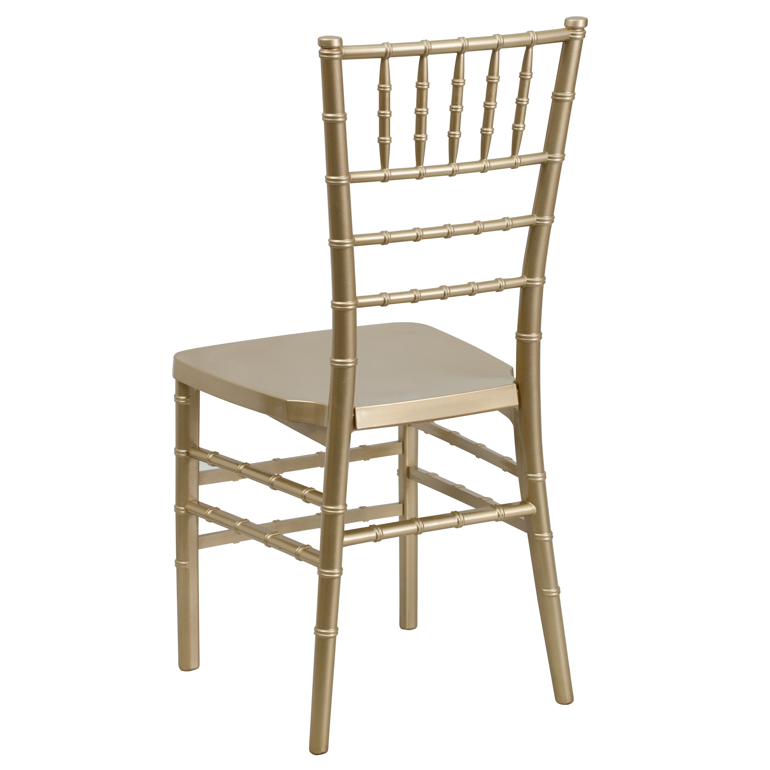HERCULES PREMIUM Series Gold Resin Stacking Chiavari Chair