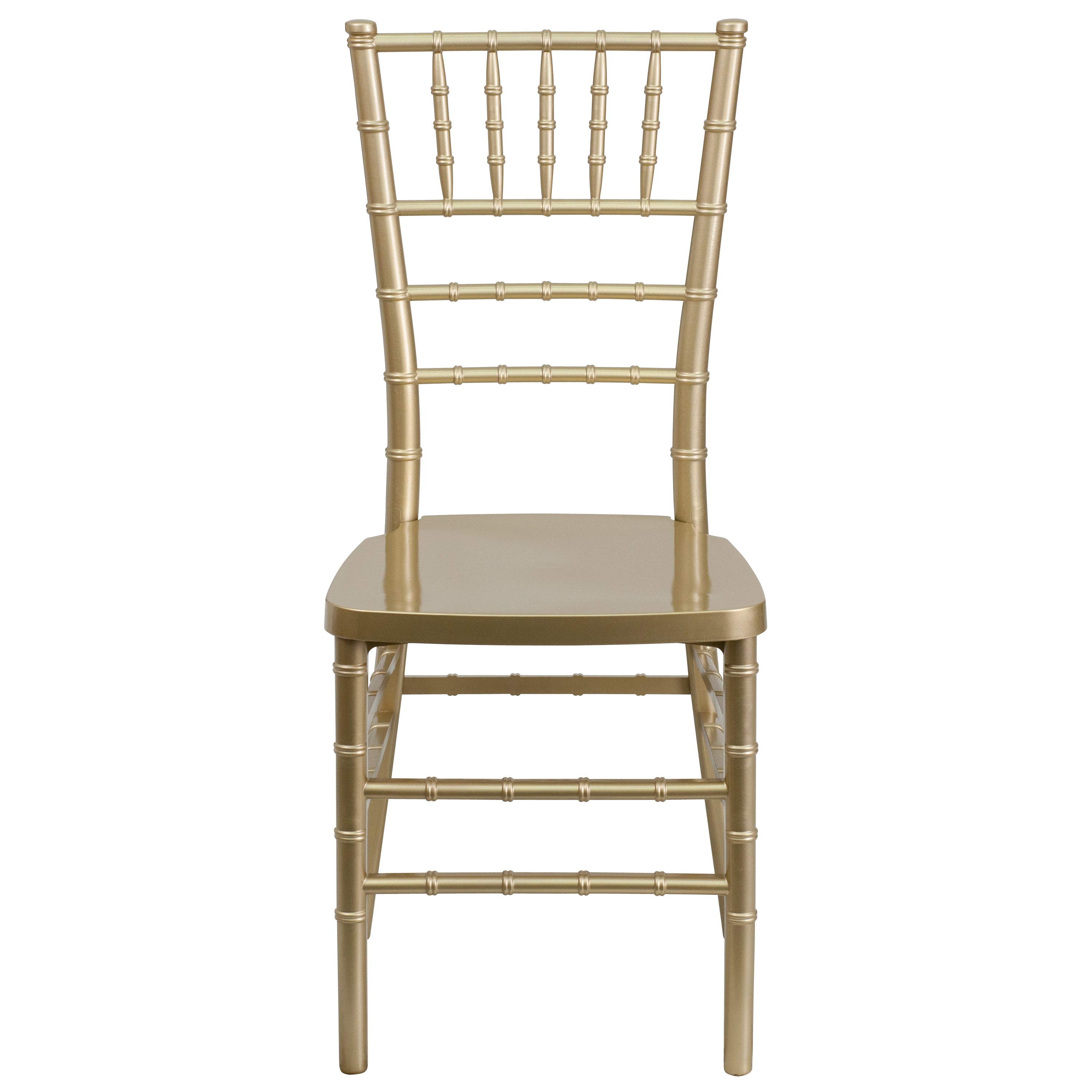 HERCULES PREMIUM Series Gold Resin Stacking Chiavari Chair