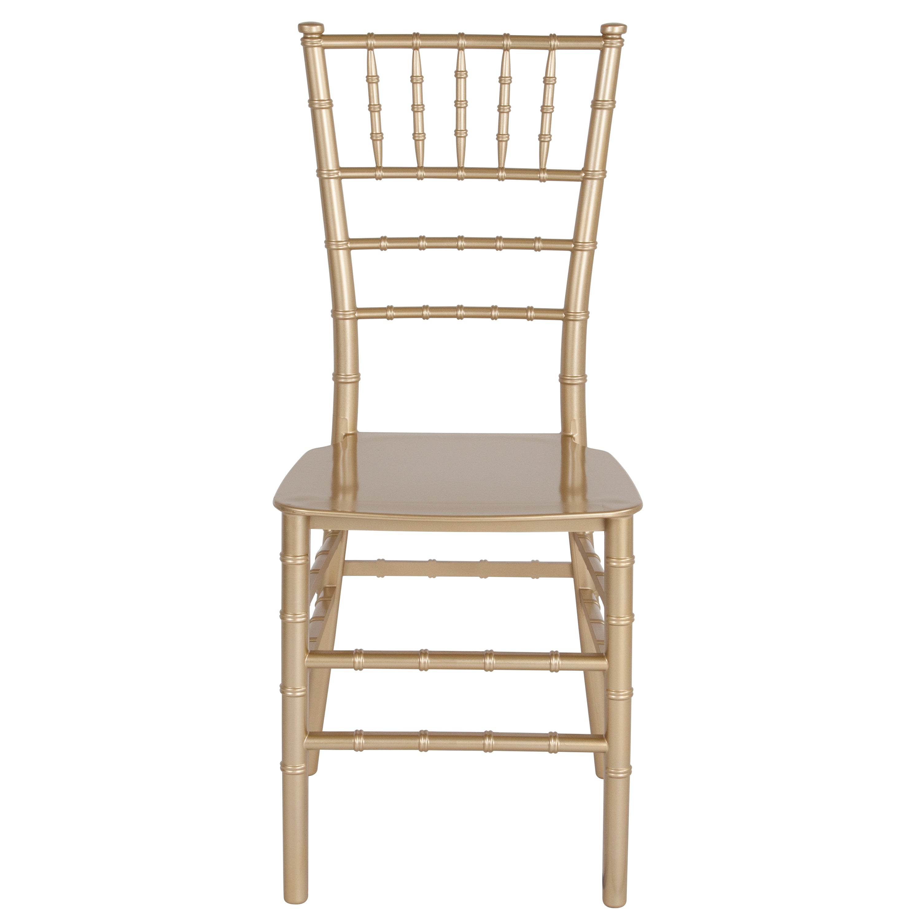 HERCULES Series Gold Resin Stacking Chiavari Chair