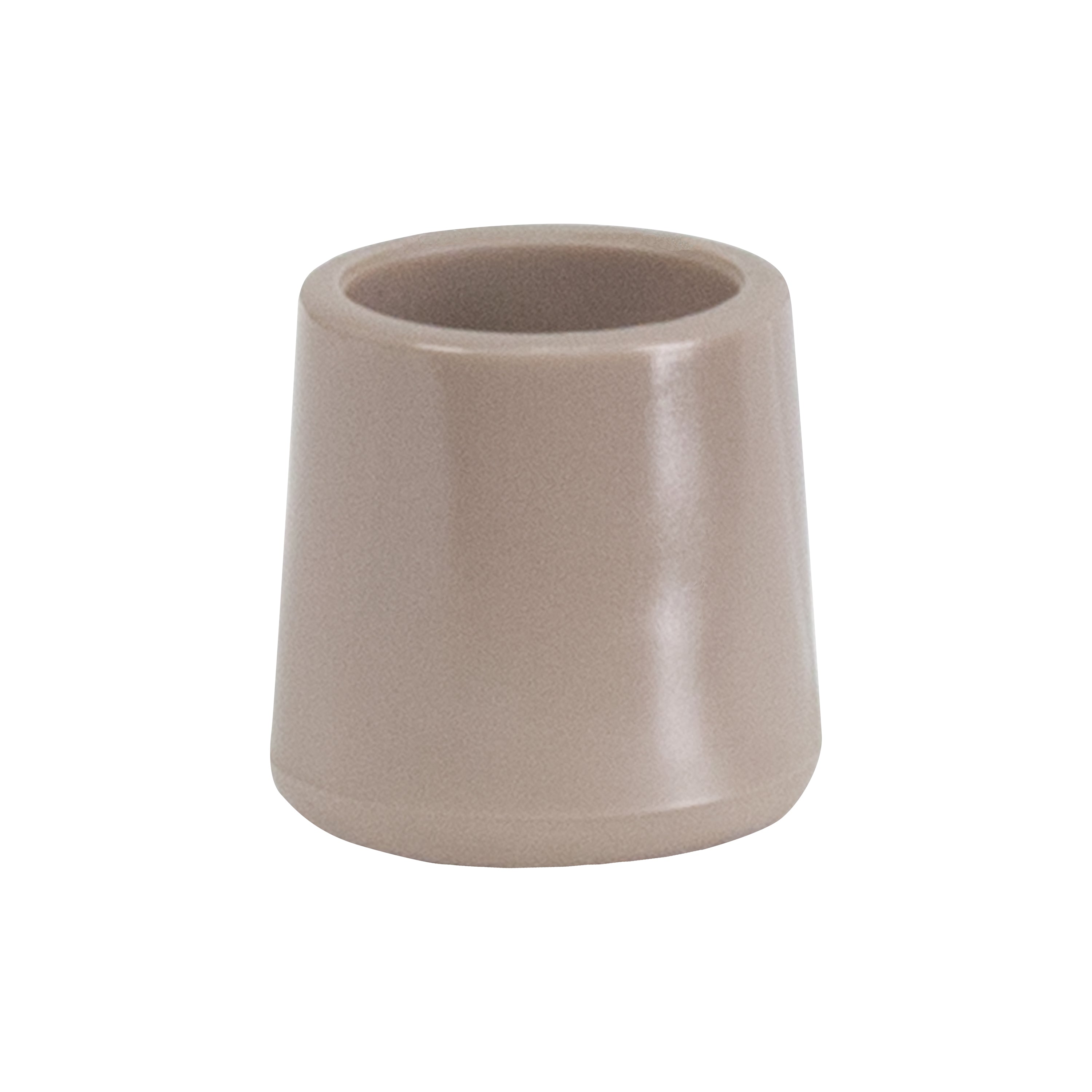 Chance Beige Replacement Foot Cap for Beige and Brown Plastic Folding Chairs