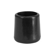 Chance Black Replacement Foot Cap for Plastic Folding Chairs