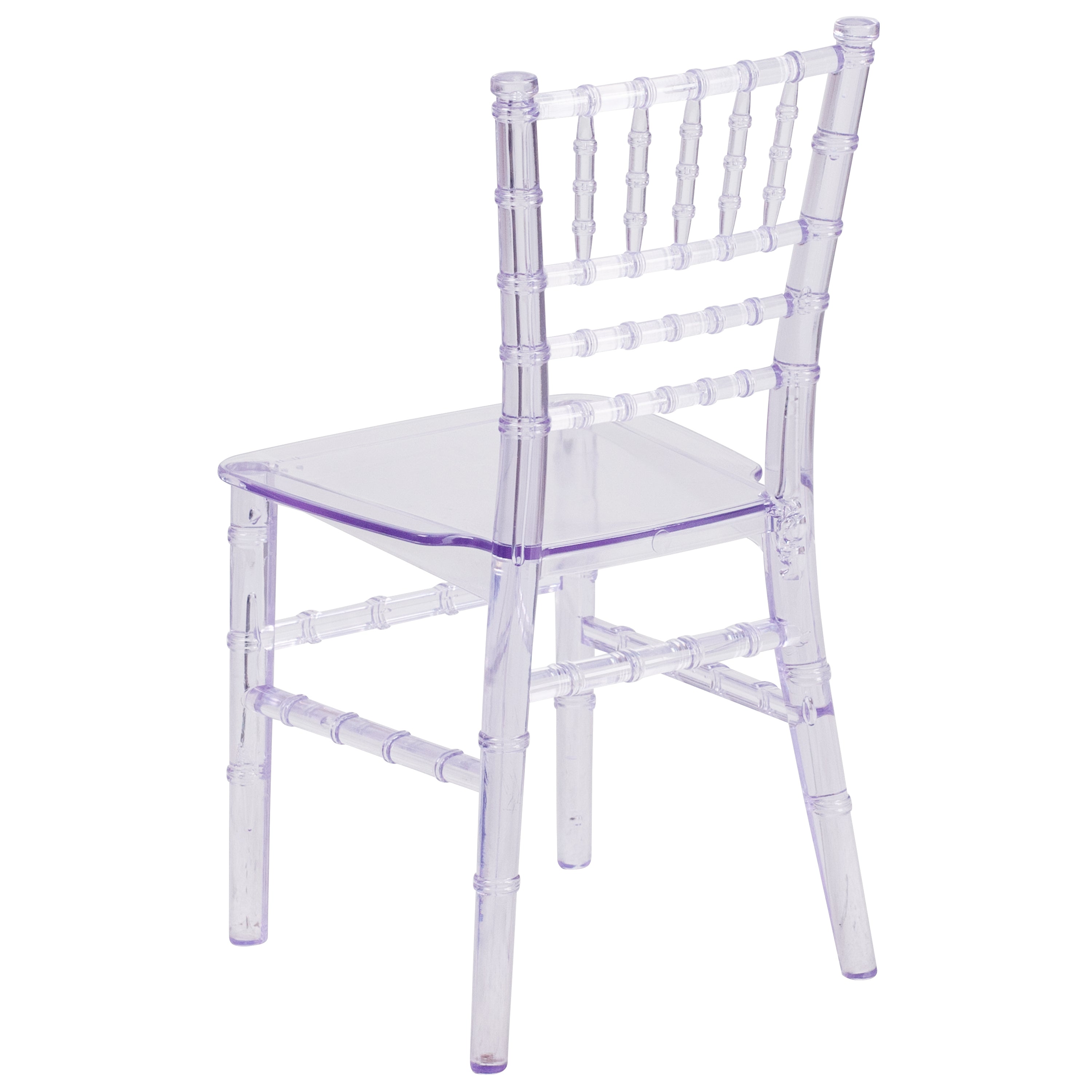 HERCULES Child Size Transparent Chiavari Chair – Durable Resin Kids Chair for Weddings, Parties & Everyday Use
