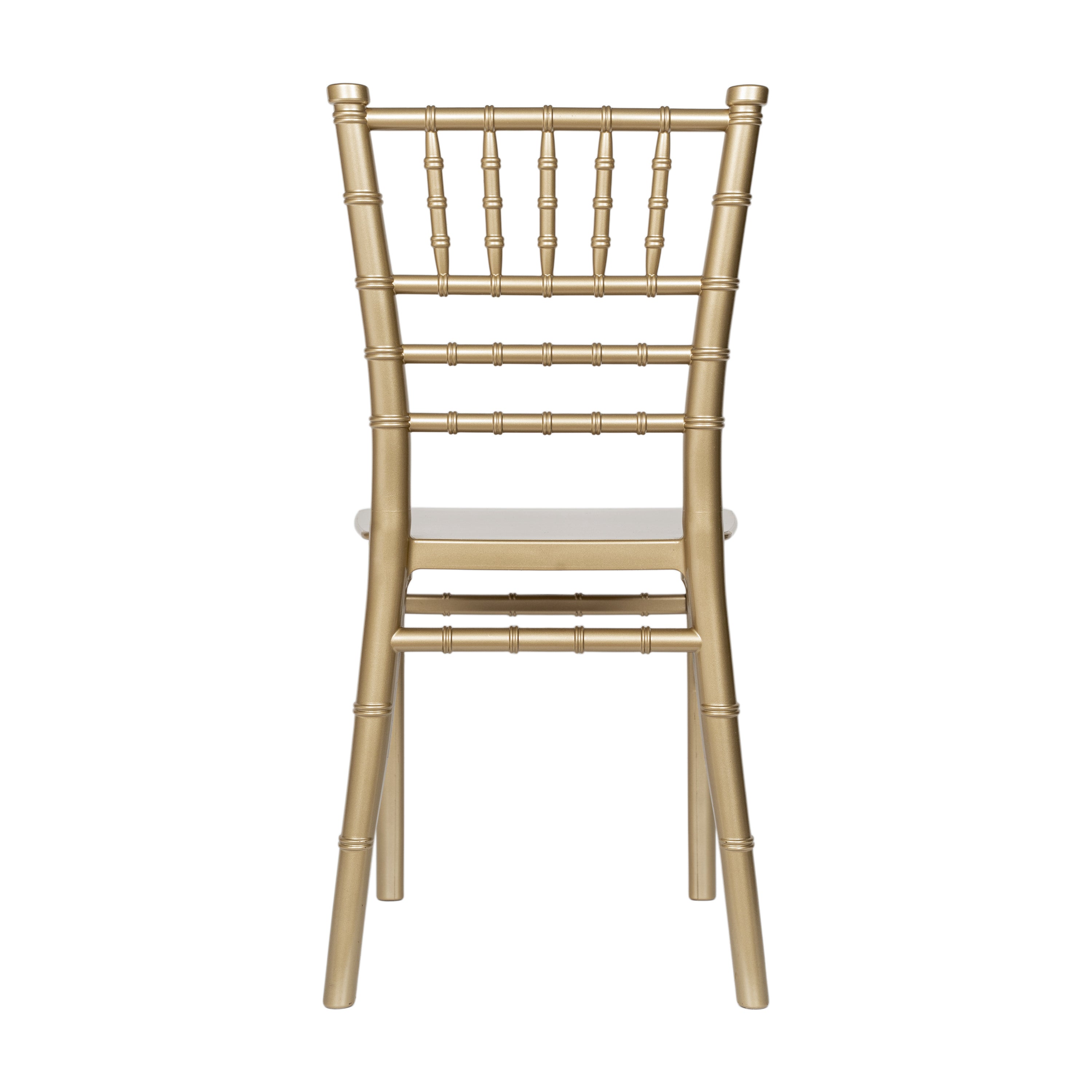 HERCULES Child Size Gold Chiavari Chair – Durable Resin Kids Chair for Weddings, Parties & Everyday Use