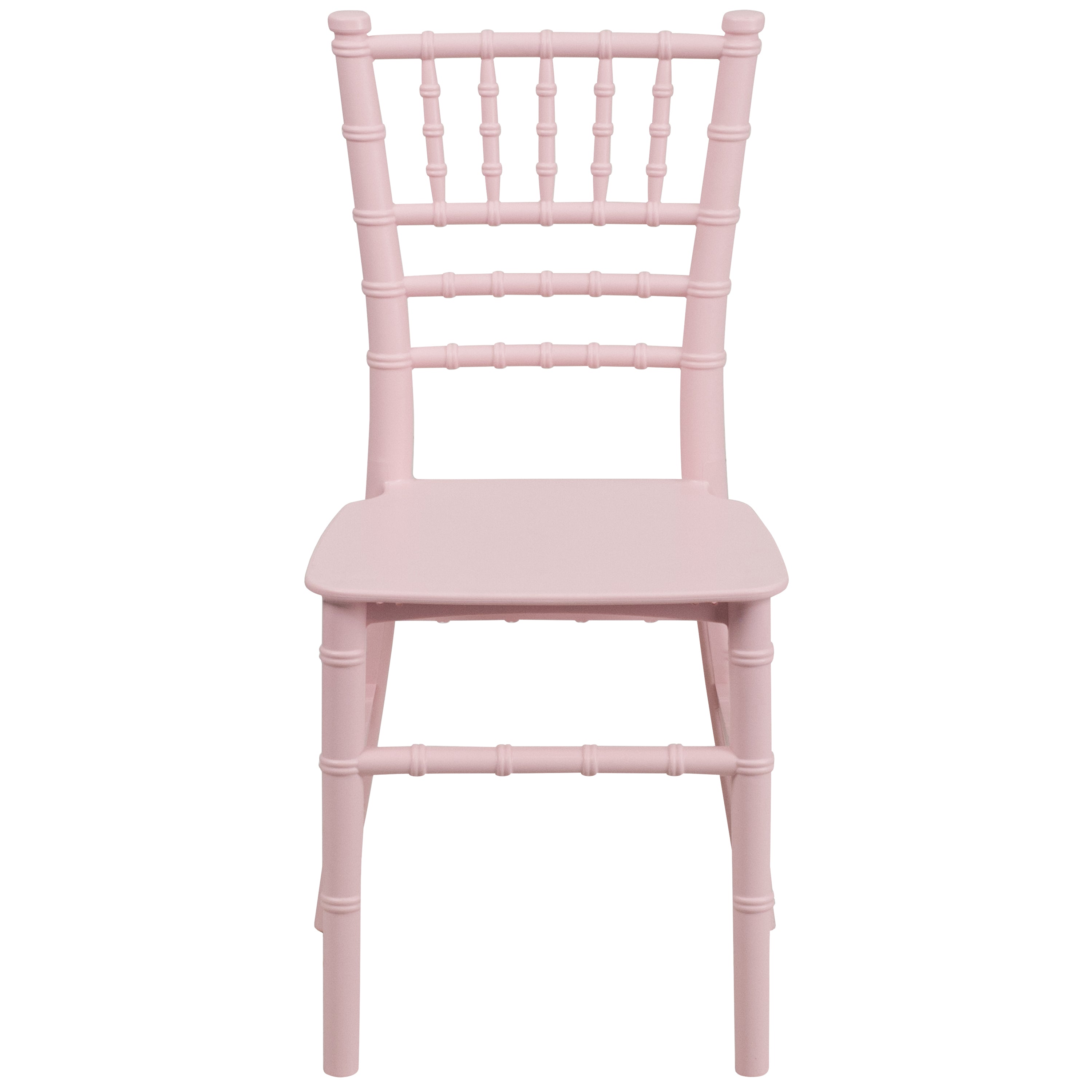 HERCULES Child Size Pink Chiavari Chair – Durable Resin Kids Chair for Weddings, Parties & Everyday Use