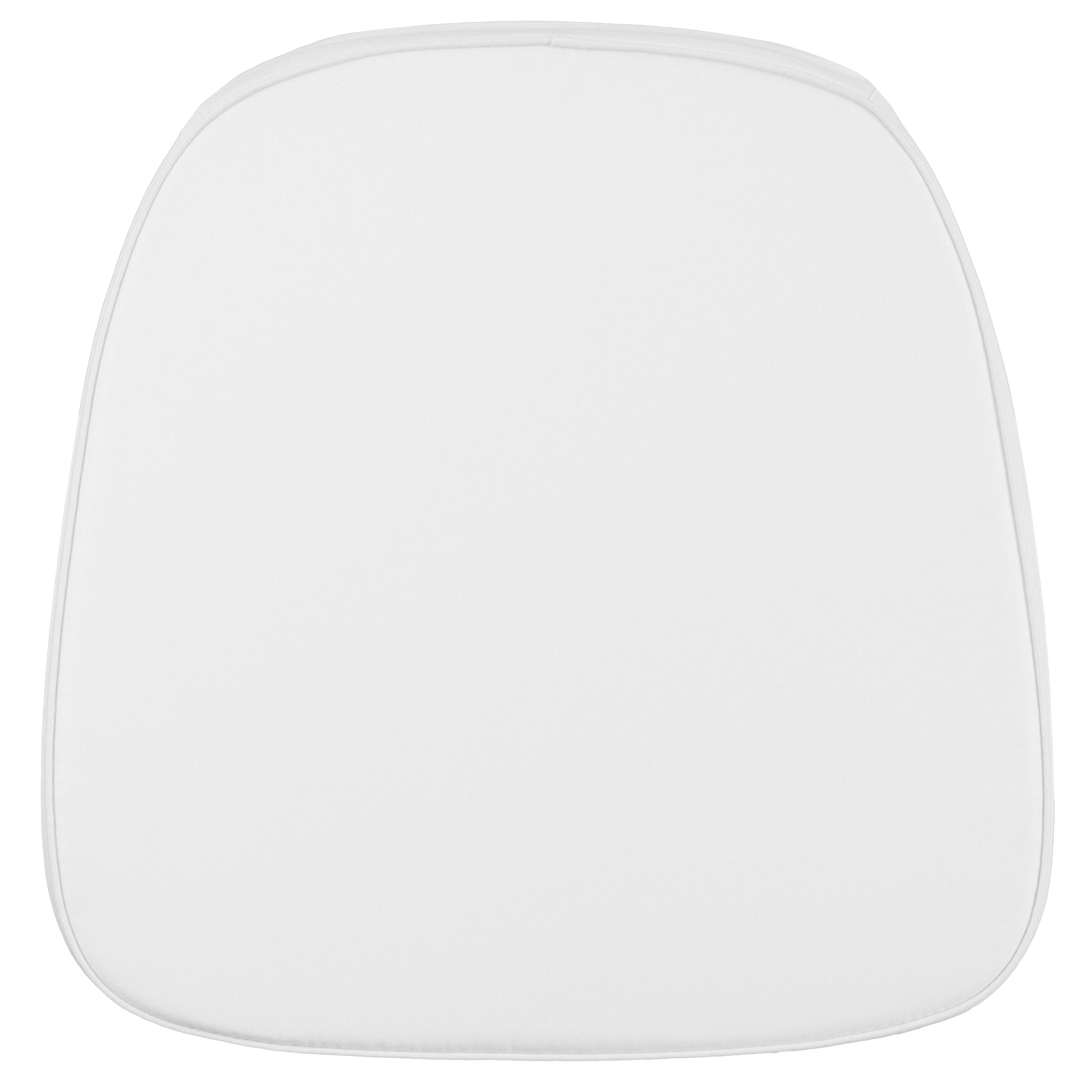 Louise Soft Snow White Fabric Chiavari Chair Cushion