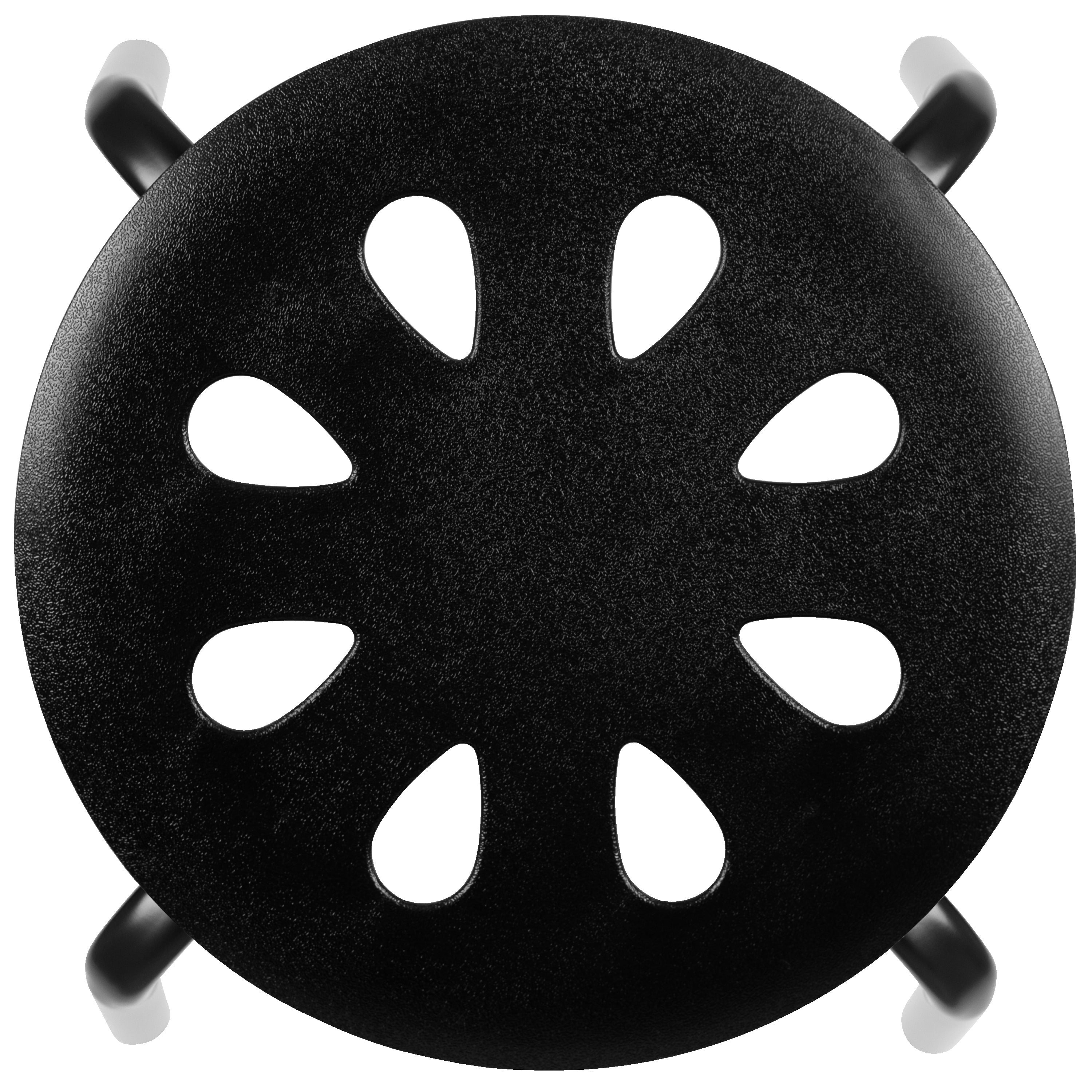 Bentley Plastic Nesting Stack Stools, 11.5"Height, Black (5 Pack)