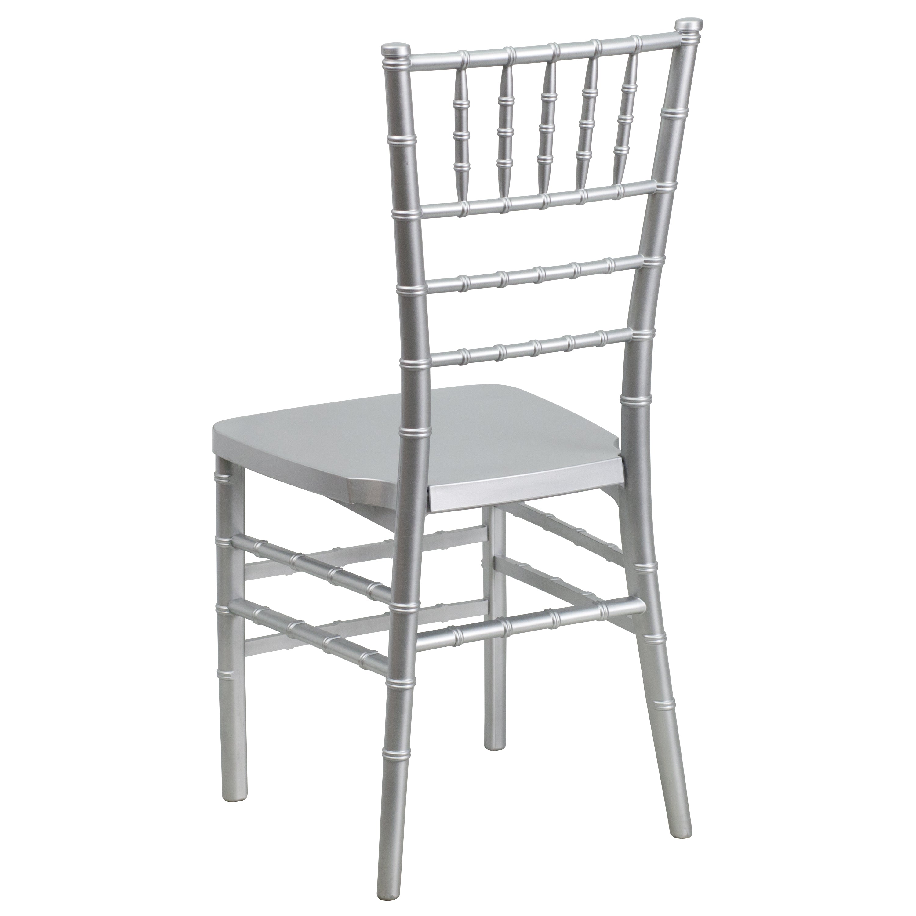 HERCULES PREMIUM Series Silver Resin Stacking Chiavari Chair