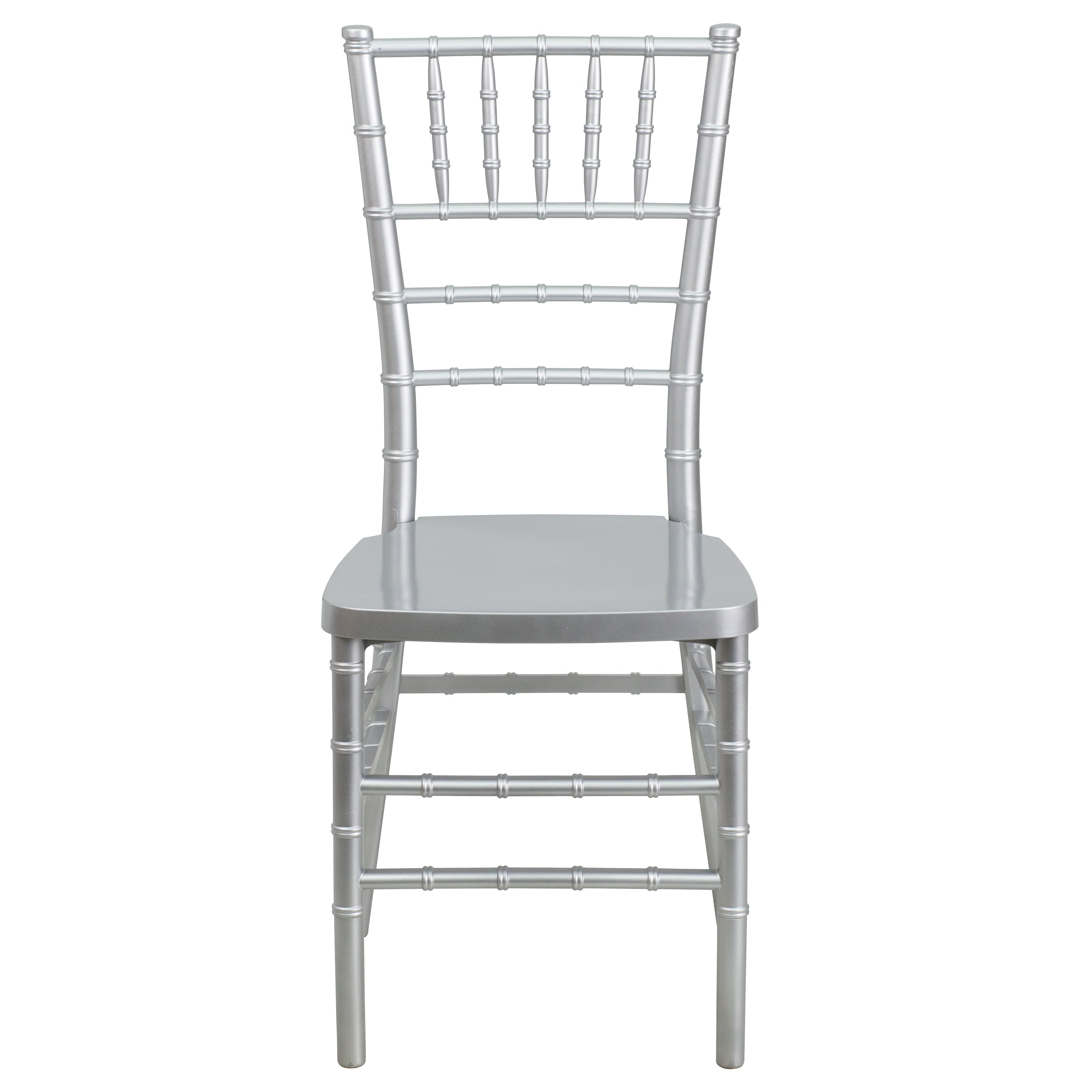 HERCULES PREMIUM Series Silver Resin Stacking Chiavari Chair