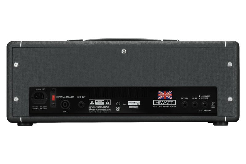 Hiwatt Leeds 50R Head - 50W 2-Channel Head W/ Spring Reverb